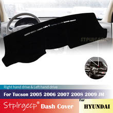 Cubierta antideslizante para salpicadero de coche, almohadilla protectora para Hyundai Tucson 2005, 2006, 2007, 2008, JM, accesorios, parasol, alfombra 2024 - compra barato