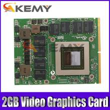 Placa de vídeo graphics 2gb, k3000m, k3000 gddr5, computador portátil com suporte x para imac dell m6700 m6800 hp 8760w 8770w 2024 - compre barato