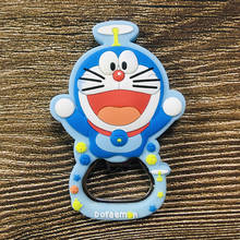 Figuras de acción de Doraemon Duck, accesorios de dibujos animados, imán de nevera, regalos de cumpleaños Unisex 2024 - compra barato