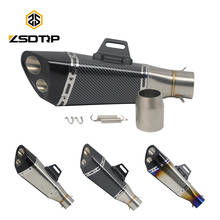 Zsdtrp-silenciador de escapamento universal para motocicleta, 51mm, para kawasaki convés 10r, bmw s1000rr, suzuki 2024 - compre barato
