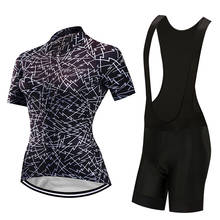 Conjunto de roupa feminina, kit de roupas femininas para ciclismo, de verão, da moda, para bicicleta, mtb, road bike, 2021 2024 - compre barato