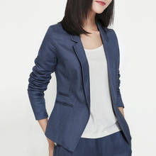 Blazer feminino manga longa, verão 2020, roupa de negócios, moda feminina, blazer e jaqueta 2024 - compre barato