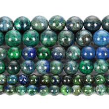 Contas de pedra natural phoenix lapis lazuli malaquite redonda solta contas para fazer jóias needlework diy pulseira contas 6/8/10mm 2024 - compre barato