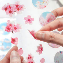 Adesivo decorativo mini animal de estimação, adesivo de lavanda sakura flores diy ablum, adesivo para scrapbooking, etiqueta kawaii papelaria, 13 peças 2024 - compre barato