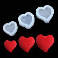 Loving Heart Silicone Mold Silicon Resin Mold Fondant Cake Decorating Tools 2024 - buy cheap