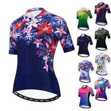 Weimostar Bike Team Cycling Jersey Women Summer Short Sleeve MTB Bike Jersey Tops Breathable Bicycle Shirt Cycling Clothing Ropa 2024 - buy cheap