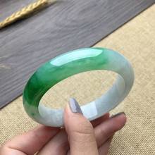 Burmese jade 54-64mm two-tone bracelet, elegant princess jewelry, best gift for mother and girlfriend 2024 - buy cheap