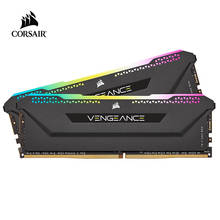 Оперативная память CORSAIR Avenger RGB PRO, 16 Гб (8gx2), 32 ГБ, 2021 МГц, 3200 МГц, PC4 DIMM, память для настольного ПК высотой 44 мм, DDR4, ICUE, 3600 2024 - купить недорого