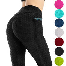 Push Up Leggings with Pocket Yoga Pants Women Sport Gym Leggings Women Jogging Tights Female Fitness Pants Workout Leggings 2024 - buy cheap