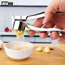 Imitating Stainless Steel Garlic Press Crusher Kitchen Cooking Vegetables Ginger Squeezer Masher Handheld Ginger Mincer Tools 2024 - купить недорого