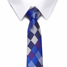 Classic 7.5 cm Ties for Man 100% Silk Tie Luxury Striped Plaid Business Neck Tie for Men Wedding Party Necktie 2024 - buy cheap