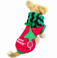 Retail Fruit Design Four Legs Hoodied Pet Dogs Coat  Free Ship new clothing for dog 2024 - buy cheap