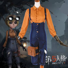 High Quallity Chinese Anime Identity V Mechanician Tracy Reznik Woman Cosplay Costume Top + Surpender Trousers +Golves + Scoks 2024 - buy cheap