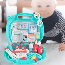 Kit médico portátil de brinquedo, jogo de fantasia com educação para crianças 2024 - compre barato