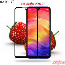 2PCS For Xiaomi Redmi Note 7 Pro Glass For Redmi Note 7 8 Tempered Glass Full Glue Coverage Screen Protector Note 8 Pro Glass 2024 - buy cheap