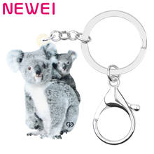 Newei-llaveros acrílicos de Koala australiana para mujer y niña, joyería larga y bonita de animales, regalo, joyería para bolso 2024 - compra barato