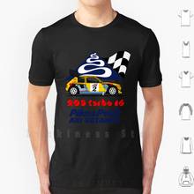 Ari-camiseta com estampa de 87 t, novo, legítimo, 100% algodão, feminino, 205, peugeot, rally, mountain bike, pikes, pike 2024 - compre barato