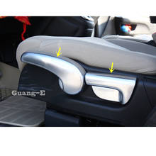 For Honda CRV CR-V 2012 2013 2014 Car Cover ABS Chrome Seat Adjustment Low Configuration Knob Button Switch Trim 3pcs 2024 - buy cheap
