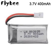 Upgraded 3.7V 400mAh Lipo Battery For H107 H31 KY101 E33C E33 U816A V252 H6C 25C RC Quadcopter Drone Accessories 802035 2024 - buy cheap