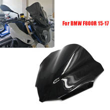 Parabrisas de doble burbuja para motocicleta, deflectores de viento F 800 R 2015 2016 2017 F 800R, color negro, ABS, para BMW F800R 15-17 2024 - compra barato