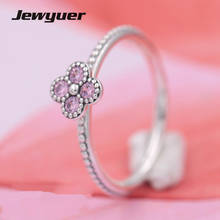Summer Collection Cross Blossom flower 925 sterling silver jewelry Rings For Women Engagement wedding Ring anillos RIP073 2024 - buy cheap