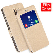 Smart view window Phone case For Huawei Mate 9 Lite case Back Cover flip PU leather Case For Huawei Mate9 Lite BLN-AL10 shell 2024 - buy cheap