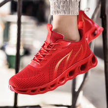 Baideng-Zapatillas deportivas con cordones para hombre, zapatos masculinos para correr, de alta calidad, cómodos, para exteriores, talla grande 46 2024 - compra barato