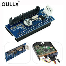 OULLX SATA IDE Adapter 40 Pin IDE to SATA Connector 3.5 HDD IDE/PATA Hard Disk Adapter Converter With 7Pin-SATA Data Cable 2024 - купить недорого