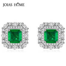 JoiasHome 925 Sterling Silver Earrings for Women Charms With Gemetric Gemstone Retro for Wedding Travel Gifts Wholesale 2024 - buy cheap