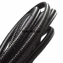 5m/lot approx: 10*5mm Braided Leather Rope Punk Braided Leather Cord steel Flat Braided Cord Rope Accessories Jewelry Findings 2024 - buy cheap