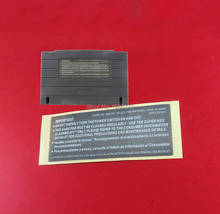 High Quality Cartridge Game Card Sticker for SNES back label Shell Stickers 2024 - buy cheap