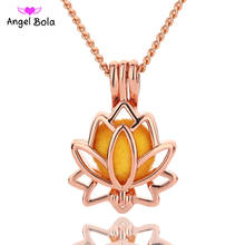 25PCS/LOT Angel Bola Jewelry Yoga Aromatherapy Essential Oils Surgical Perfume Diffuser Necklace Drop Shipping L154A 2024 - купить недорого