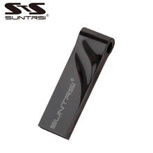 Suntrsi USB 2.0 Matte Black Flash Drive Metal USB Stick 64GB 32GB real capacity High Speed Pendrive Free shipping 2024 - buy cheap