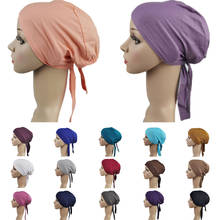 Underscarf Cap Women Muslim Hijab Bonnet Inner Cap Nijna Hat Turban Islamic Beanies Skullies Cotton Hair Loss Hat Arab Chemo Cap 2024 - buy cheap