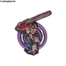 Pines esmaltados de película de terror para hombre y mujer, broches Punk de dibujos animados para fiesta, Pin de solapa, insignia, joyería, regalos, E2000 2024 - compra barato