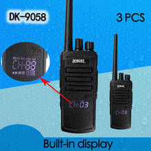 3PCS DONGKE 9058 Walkie-Talkie Frequency PMR446 PRS462 Handheld Radios Intercom Two-Way Radio walkie talkies radio comunicador 2024 - buy cheap