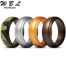 WBL New 4pcs/set Food Grade FDA Silicone Finger Ring Hypoallergenic Flexible Silicone Rings For Men Wedding Rubber Bands 2019 2024 - buy cheap