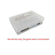 10 шт. коробка для хранения Защитная прозрачная коробка для SNES Версия ЕС/JP игровая Карта 2024 - купить недорого