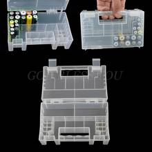 Caixa de armazenamento de bateria de plástico, caixa/organizador/suporte/recipiente para bateria aaa aa, envio direto 2024 - compre barato
