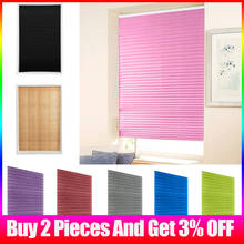 2020 Self-Adhesive Pleated Blinds Curtains Half Blackout Bathroom Windows Curtains Shades Balcony Living Room Home Window Decor 2024 - buy cheap