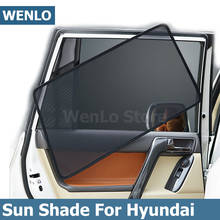 Magnetic Car Side Window SunShades Cover For Hyundai IX25 IX35 IX45 I30 I40 Elantra Verna Tucson Sonata Santafe Auto Curtain 2024 - buy cheap