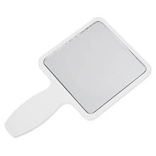 Cute Makeup Square Shaped Mirror Handheld Beauty Mirror Look Easier to Hold Barber Dresser Handheld Mirror Makeup Mirror 2024 - buy cheap