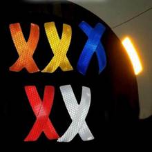 2 Pcs Car Stickers DIY Automobiles Eyebrows Reflective Decal Safety Sticker Car Bumper Warning Strip Sticker For Car Accessories 2024 - buy cheap