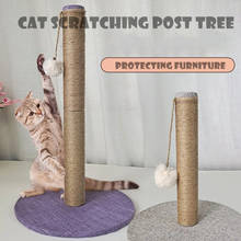 ¡Novedad de 2021! Árbol rascador desmontable para gatos, poste rascador con bola colgante, mueble protector para gatitos 2024 - compra barato