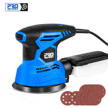 300W Electric Wood Orbital Sander Machine 7 Variable Speed 13000RPM Random Orbital Sander Polisher 21Pcs Sandpapers PROSTORMER 2024 - купить недорого