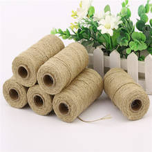 100Meters/Roll Hemp Linen Cords Handmade Hemp Rope To Tie Burlap Twine Rope String DIY Craft Decoration 2024 - buy cheap