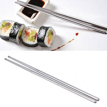 5 Pairs/Set Portable Chinese Chopsticks Non-slip Stainless Steel Chopsticks Set Reusable Sticks for Food Sushi Eating Tableware 2024 - buy cheap