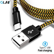 Cable USB tipo C de carga rápida para teléfono móvil, USB-C de datos para Samsung S10, Huawei P30 Pro, Redmi Note 8 2024 - compra barato