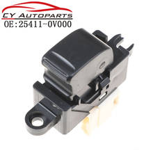 Novo Poder Janela Levantador Interruptor de Controle Auxiliar Para Nissan Almera Terrano Pathfinder X-Trail Captador NP300 25411-0V000 254110V000 2024 - compre barato