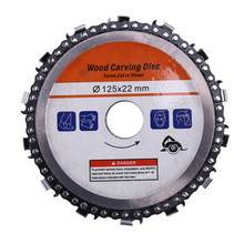 5Inch Circular Saw Blade Chainsaw Chain Wood Carving Disc Woodworking Angle Grinders Universal for Wood Cutting Discs 2024 - buy cheap